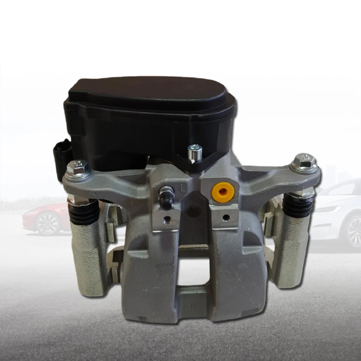 Tesla Model 3 Rear brake cylinder (with brake pads) detail 2