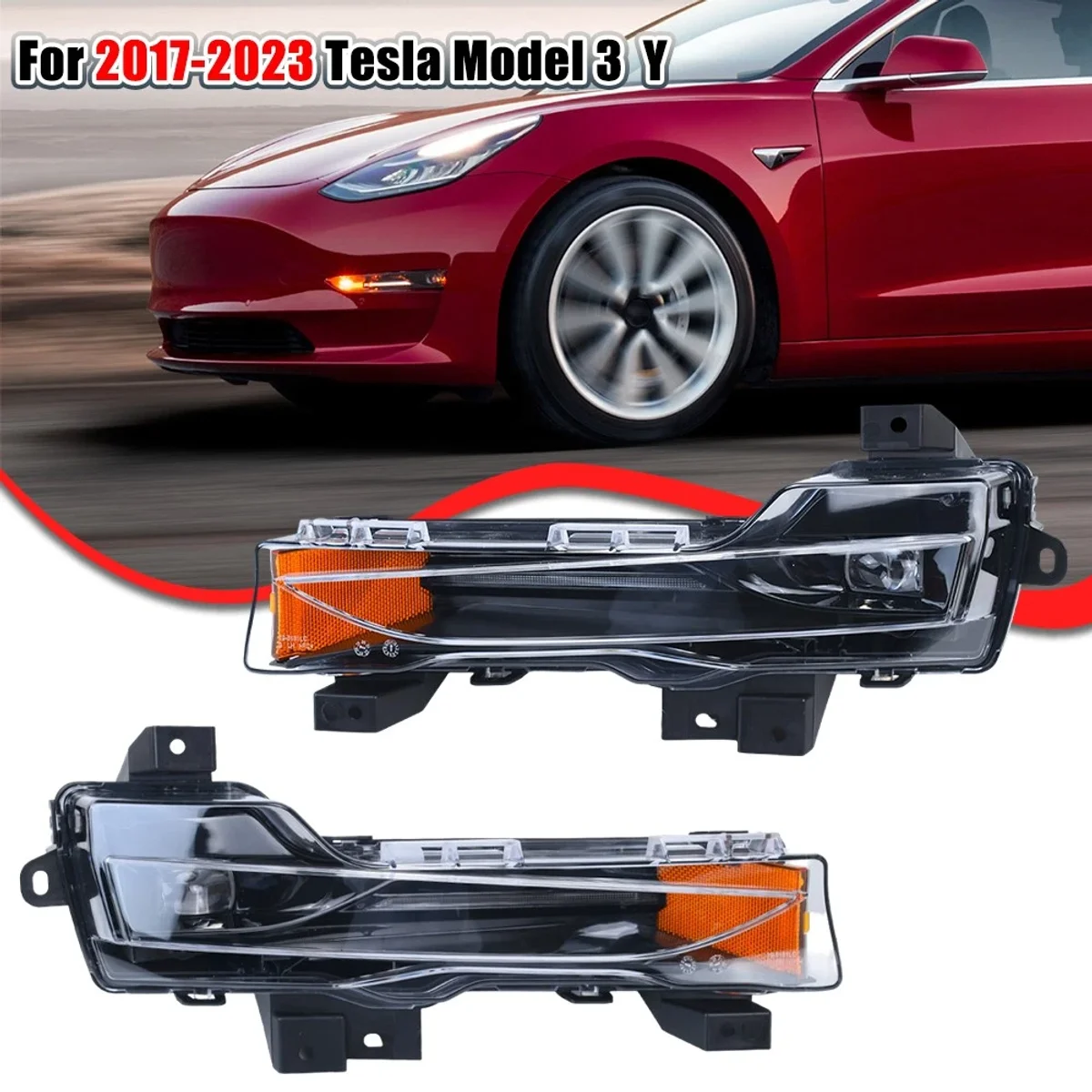 Tesla Front Fog Light Right detail 3