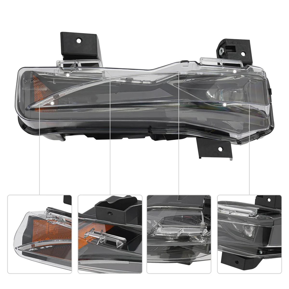 Tesla Model XFront Fog Light Left detail 3