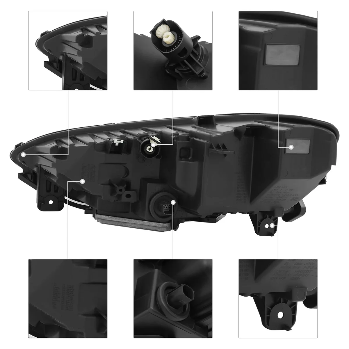 Tesla Model XHeadlight Right detail 3