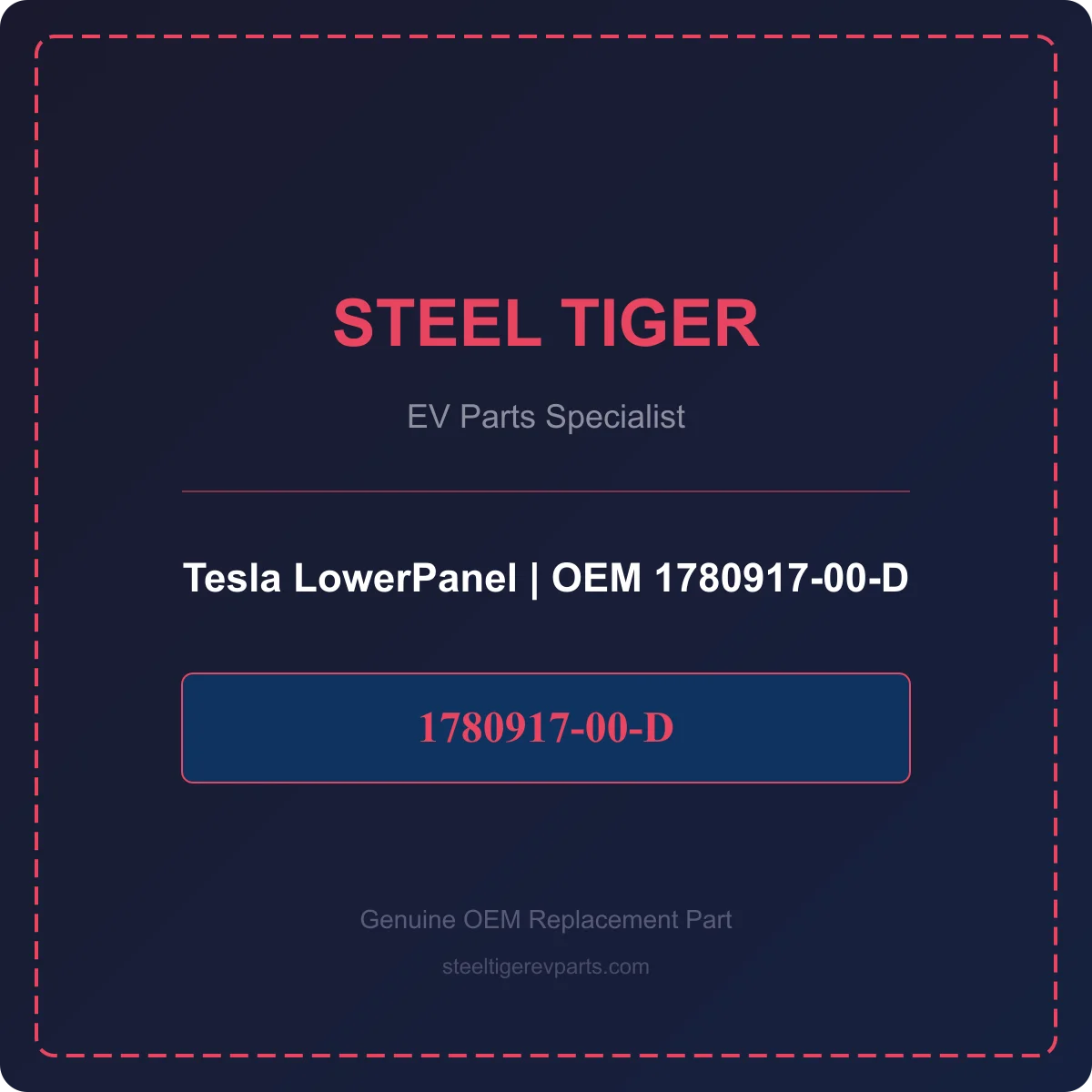 Tesla LowerPanel detail 1