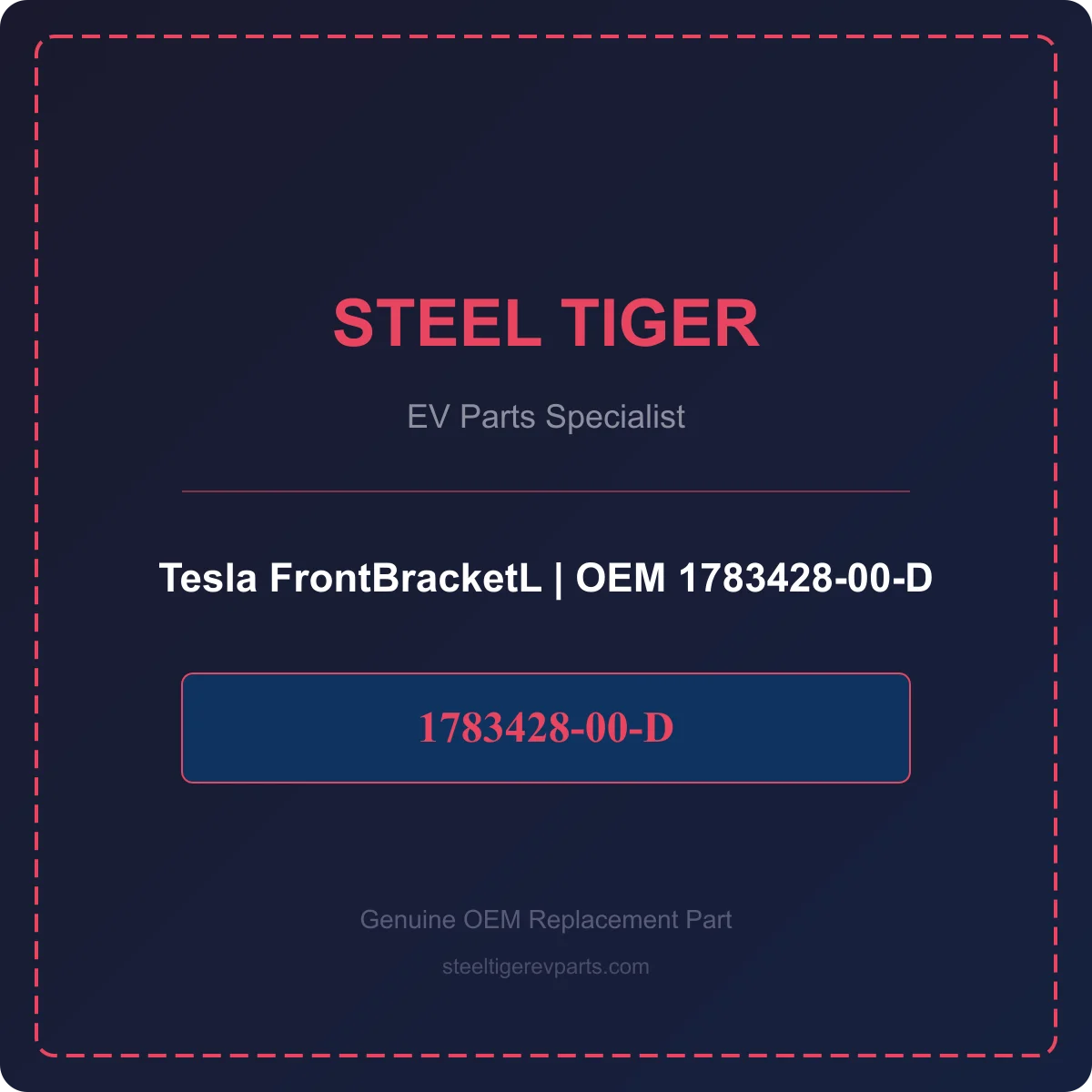 Tesla FrontBracketL detail 1