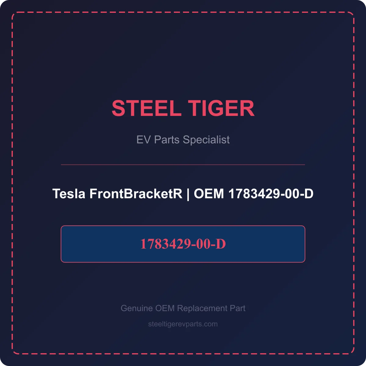 Tesla FrontBracketR detail 1