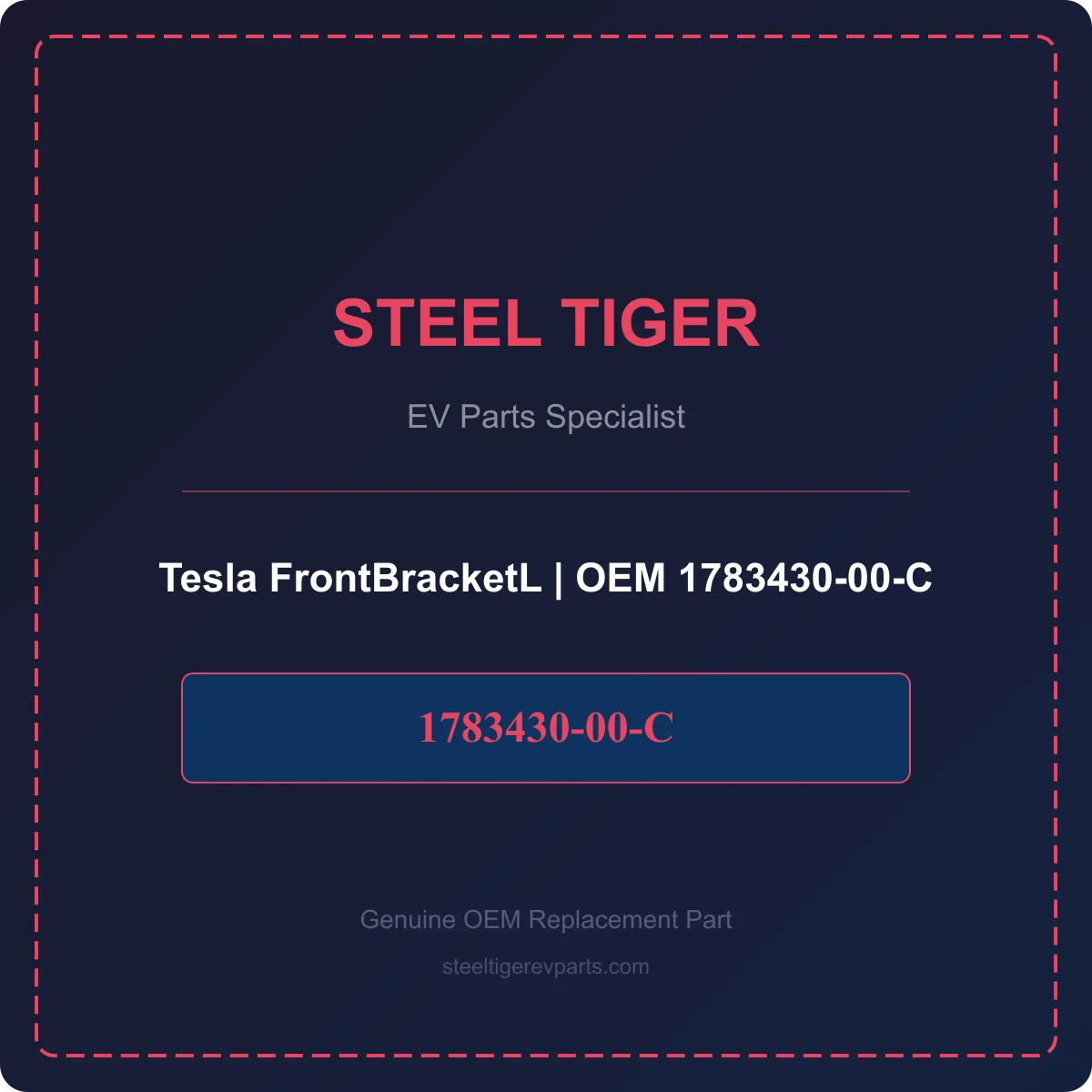 Tesla FrontBracketL detail 1