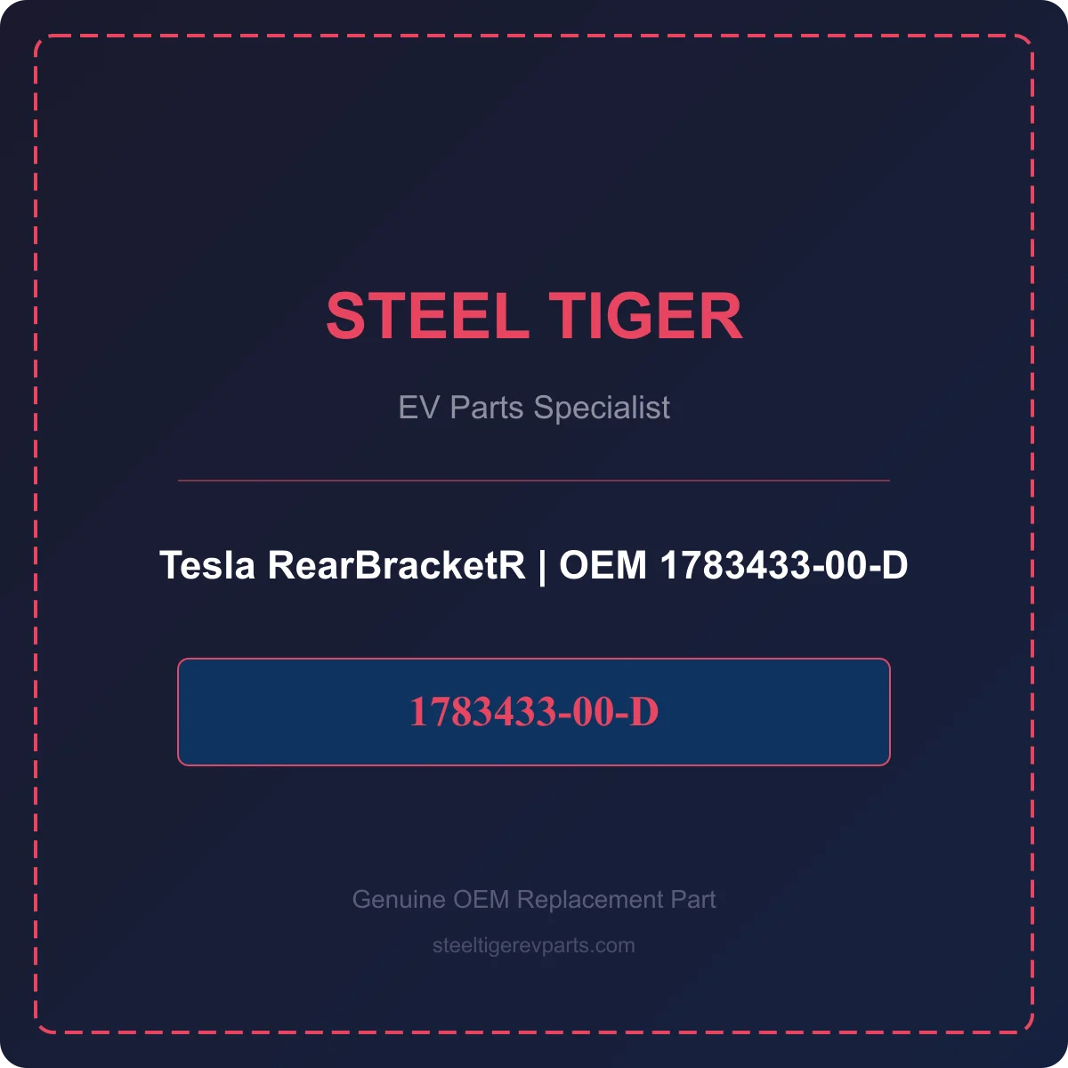 Tesla RearBracketR detail 1
