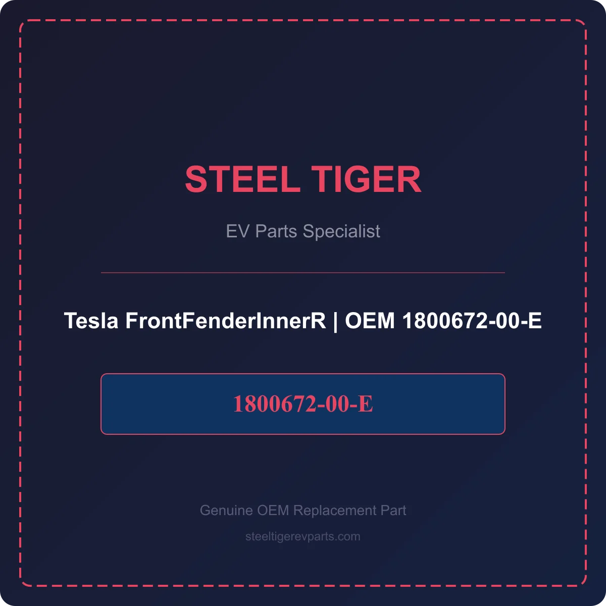 Tesla FrontFenderInnerR detail 1