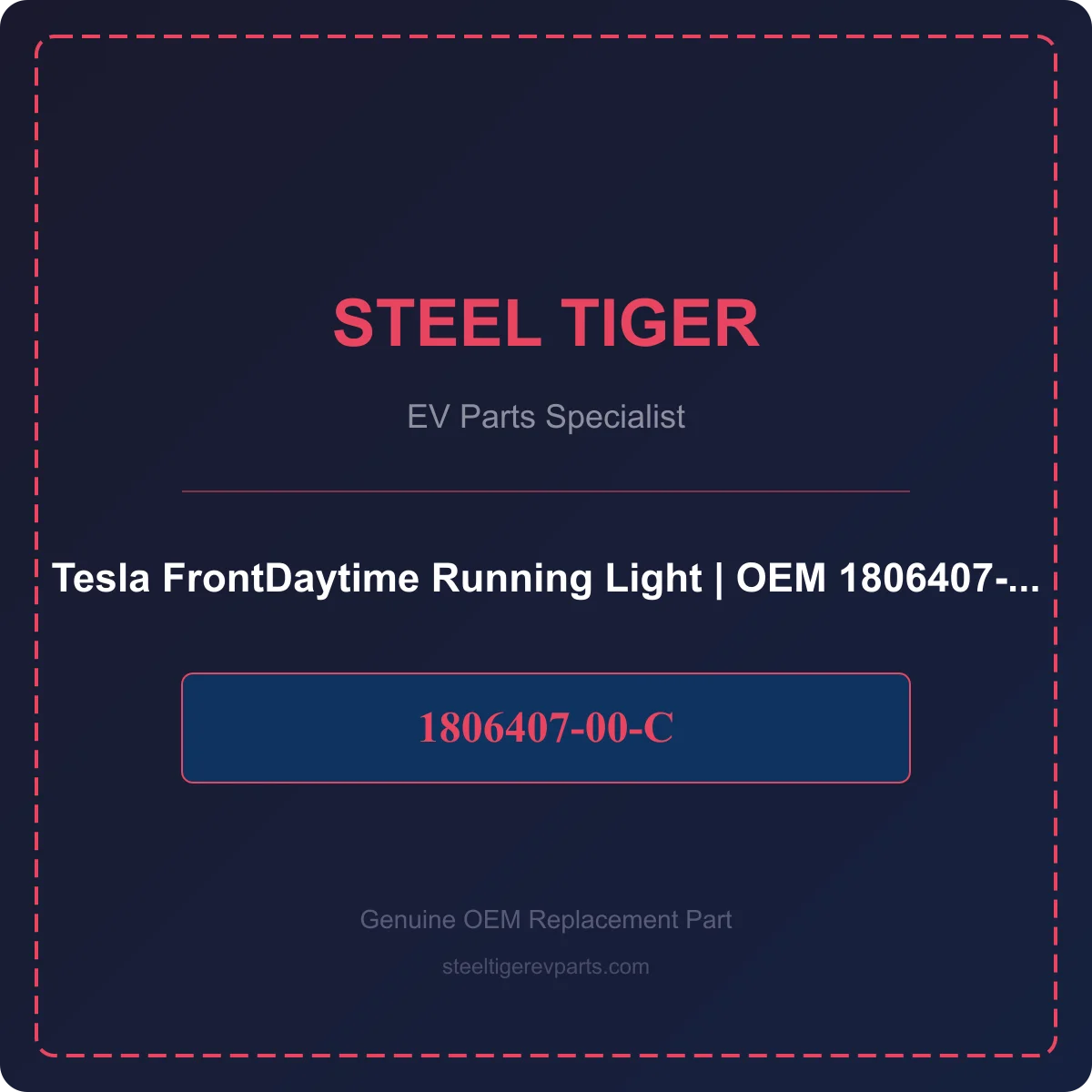 Tesla FrontDaytime Running Light detail 1