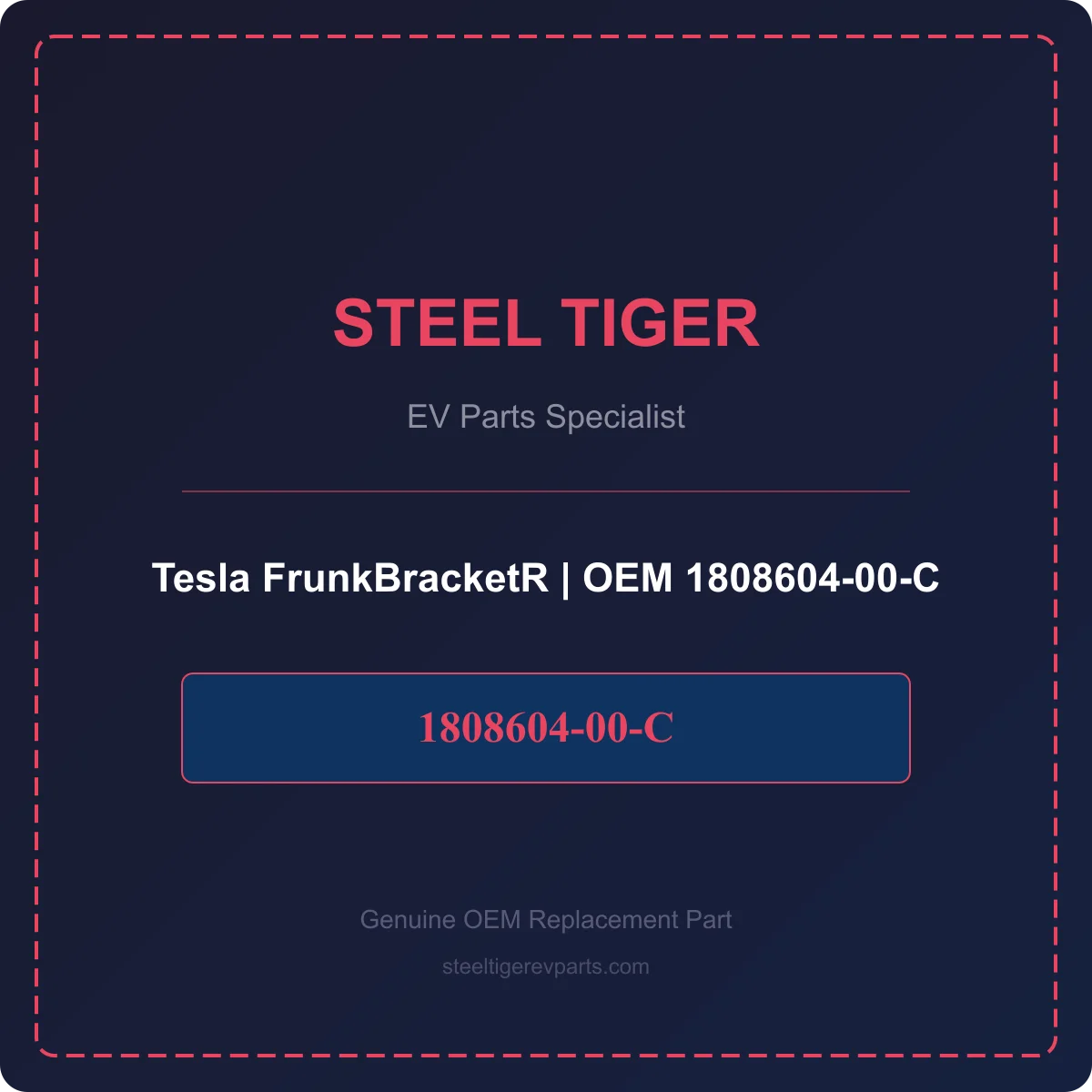 Tesla FrunkBracketR detail 1
