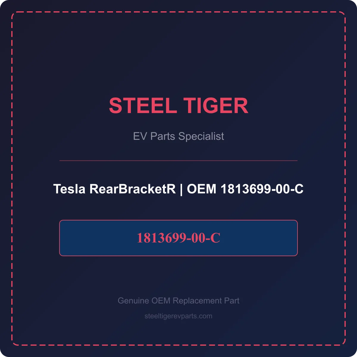 Tesla RearBracketR detail 1