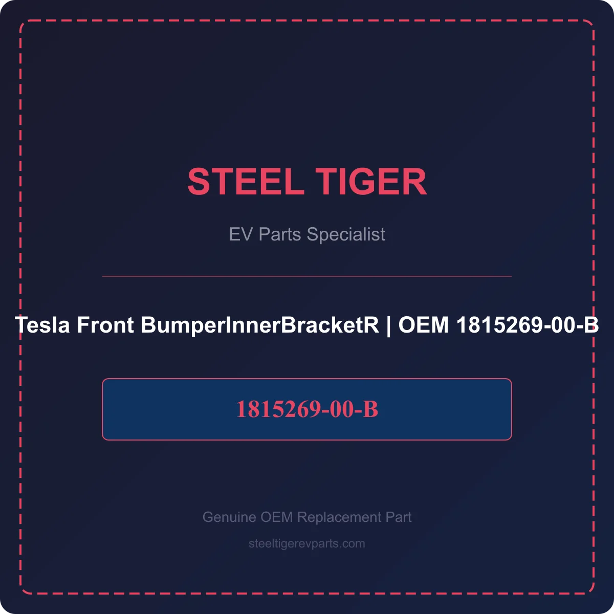 Tesla Front BumperInnerBracketR detail 1