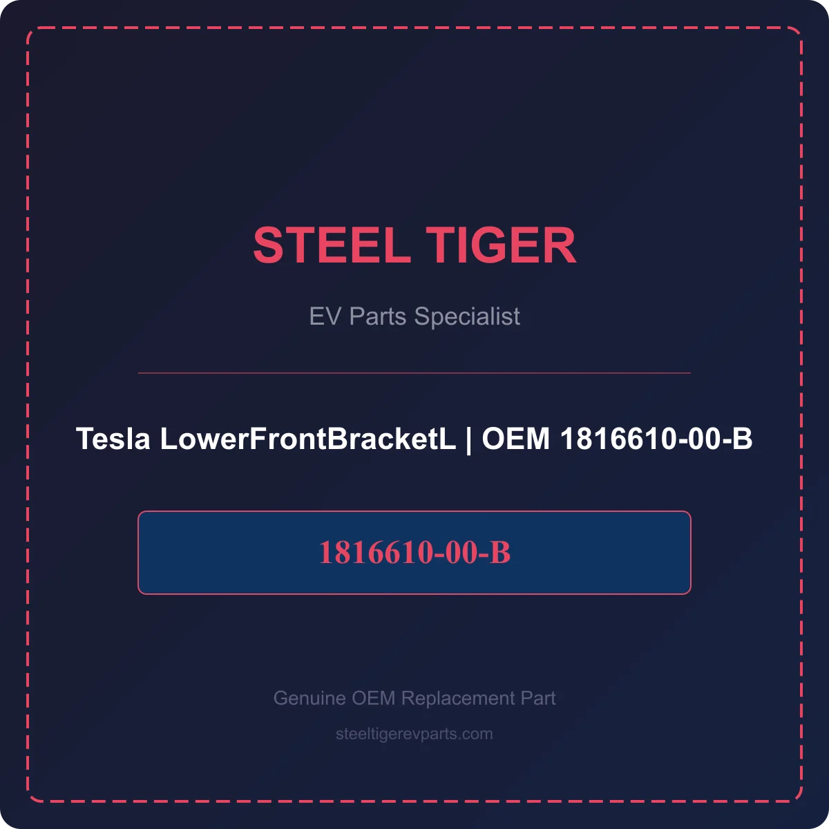 Tesla LowerFrontBracketL detail 1