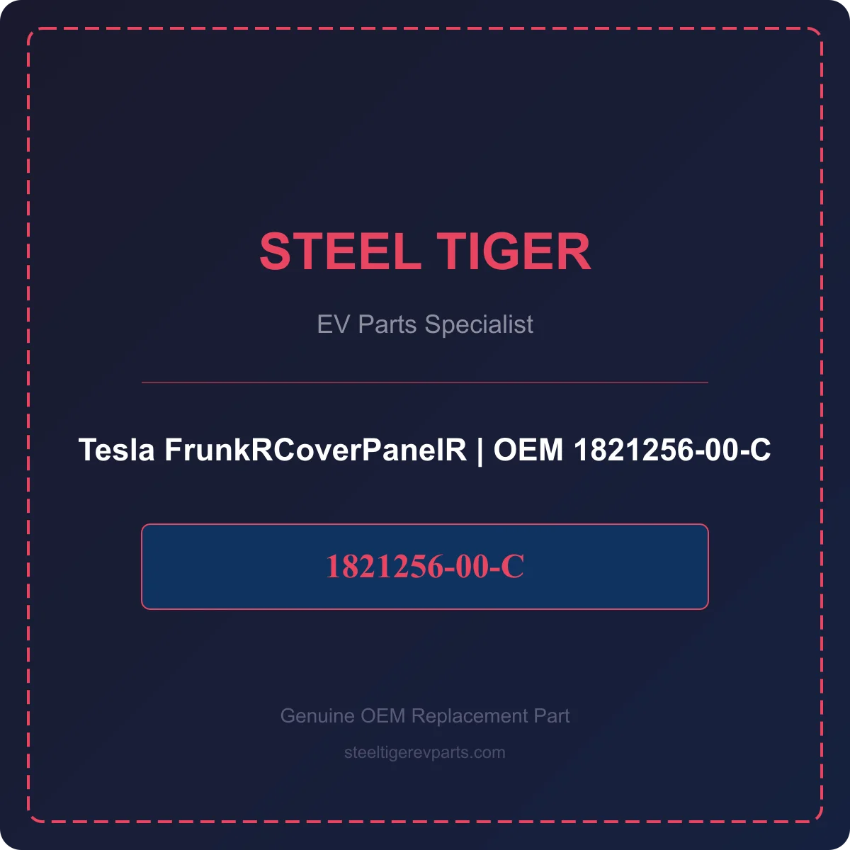 Tesla FrunkRCoverPanelR detail 1