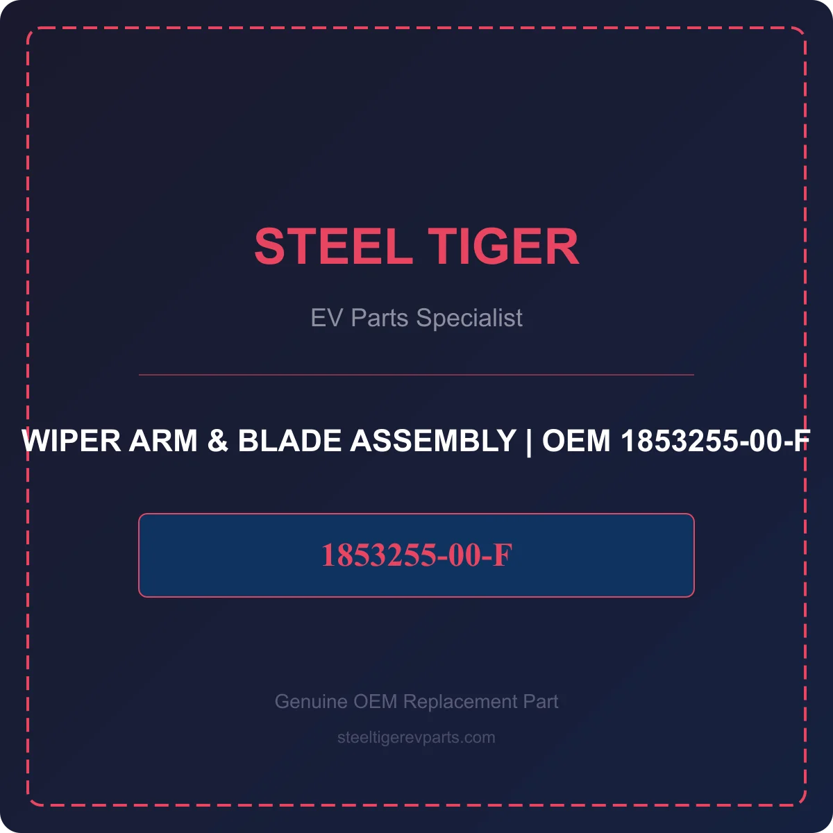 WIPER ARM & BLADE ASSEMBLY detail 1