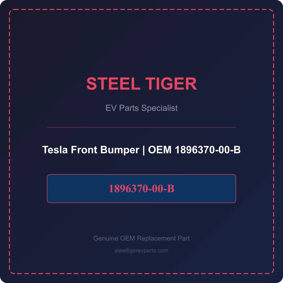 Tesla Front Bumper detail 1