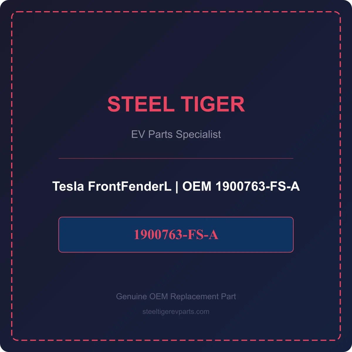 Tesla FrontFenderL detail 1