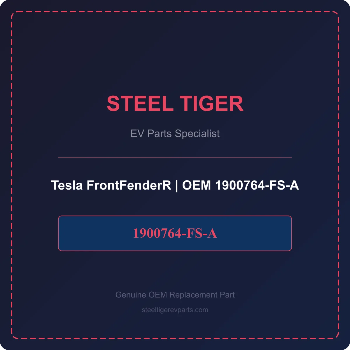 Tesla FrontFenderR detail 1