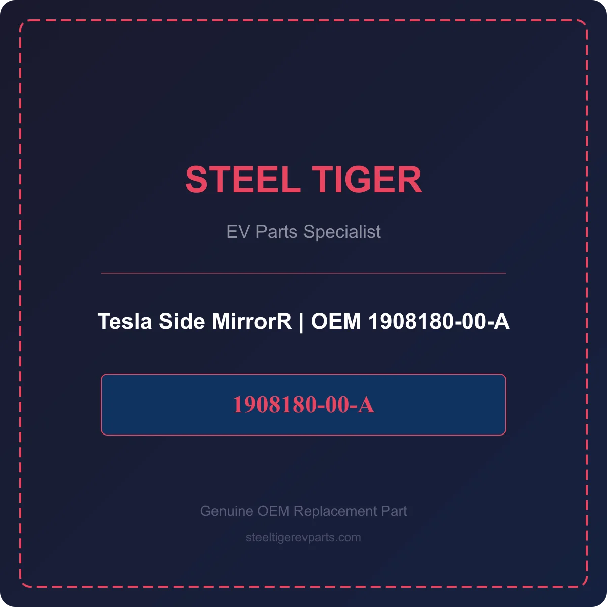 Tesla Side MirrorR detail 1