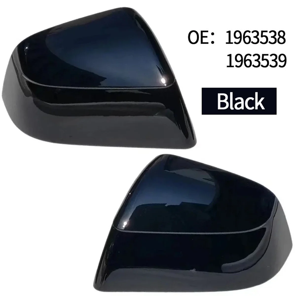 SKULL CAP - EXTERIOR MIRROR - RIGHT HAND - DIAMOND BLACK