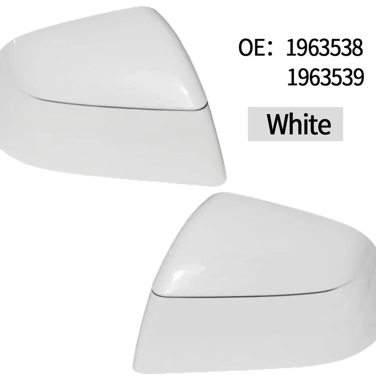 SKULL CAP - EXTERIOR MIRROR - RIGHT HAND - PEARL WHITE