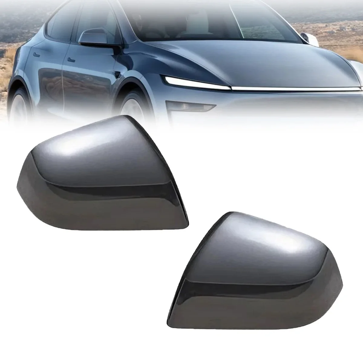SKULL CAP - EXTERIOR MIRROR - RIGHT HAND - STEALTH GREY